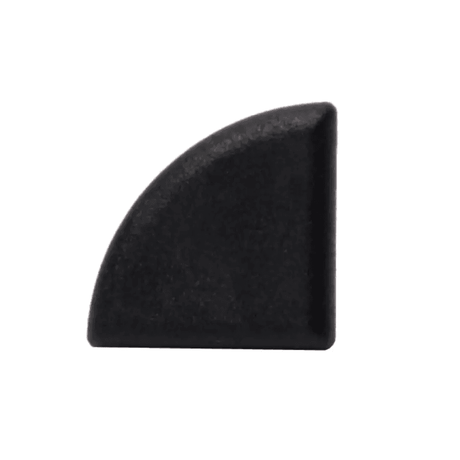 Zaślepka ćwierćwałka WPC Czarna 10szt BDZC02, Salag