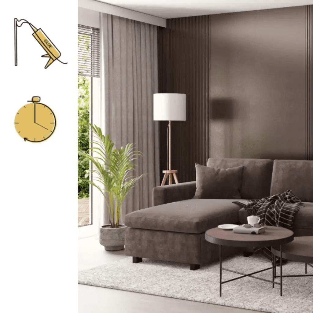 Panel lamelowy Rose Copper S 148, 6073765, Vilo