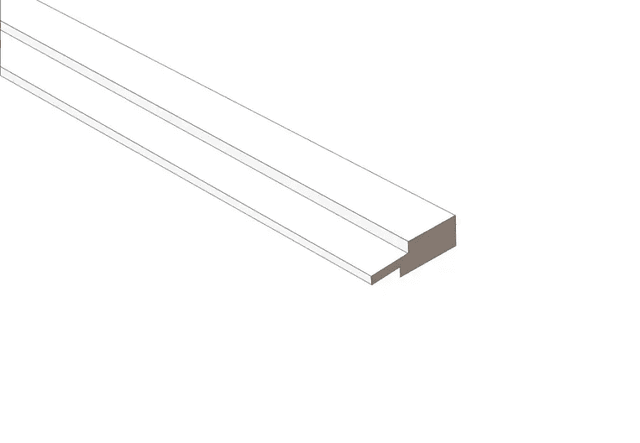 Listwa zakończeniowa Biała Prawa M, 120034203, AGT