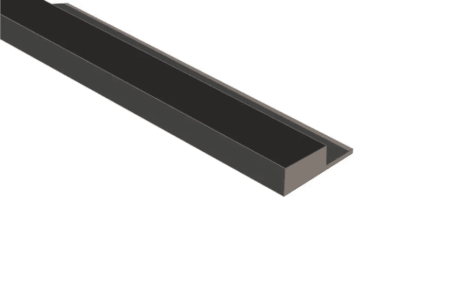 Listwa startowa Czarna Matowa Lewa M, 120035909, AGT