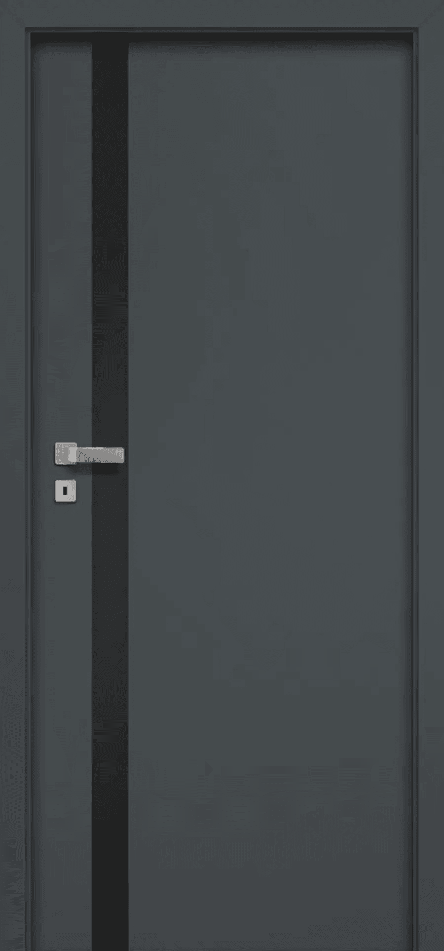 Drzwi A01 Szyba Linea Czarna, POL-SKONE
