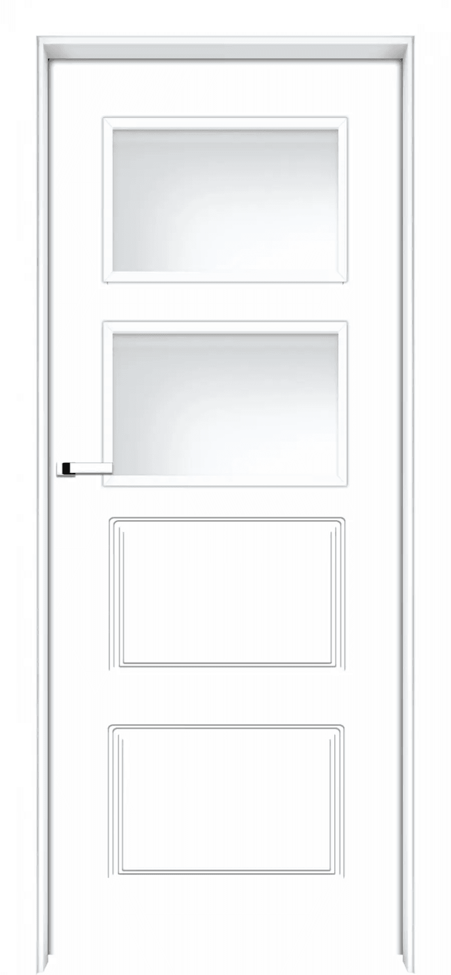 Drzwi Manhattan 2 szyby, Interdoor