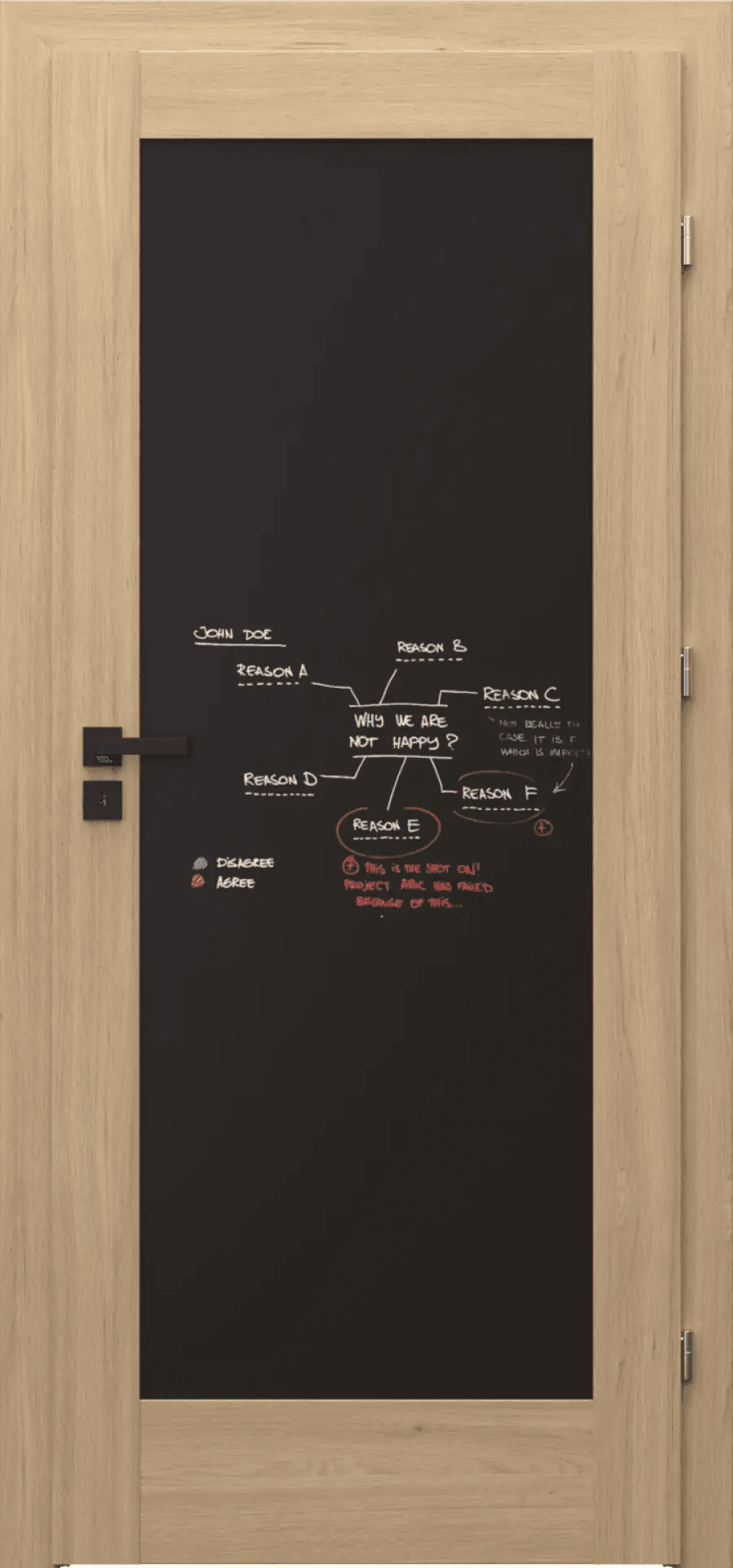 Drzwi Porta VERTE HOME model E.0 tablica, PORTA