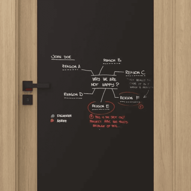 Drzwi Porta VERTE HOME model E.0 tablica, PORTA