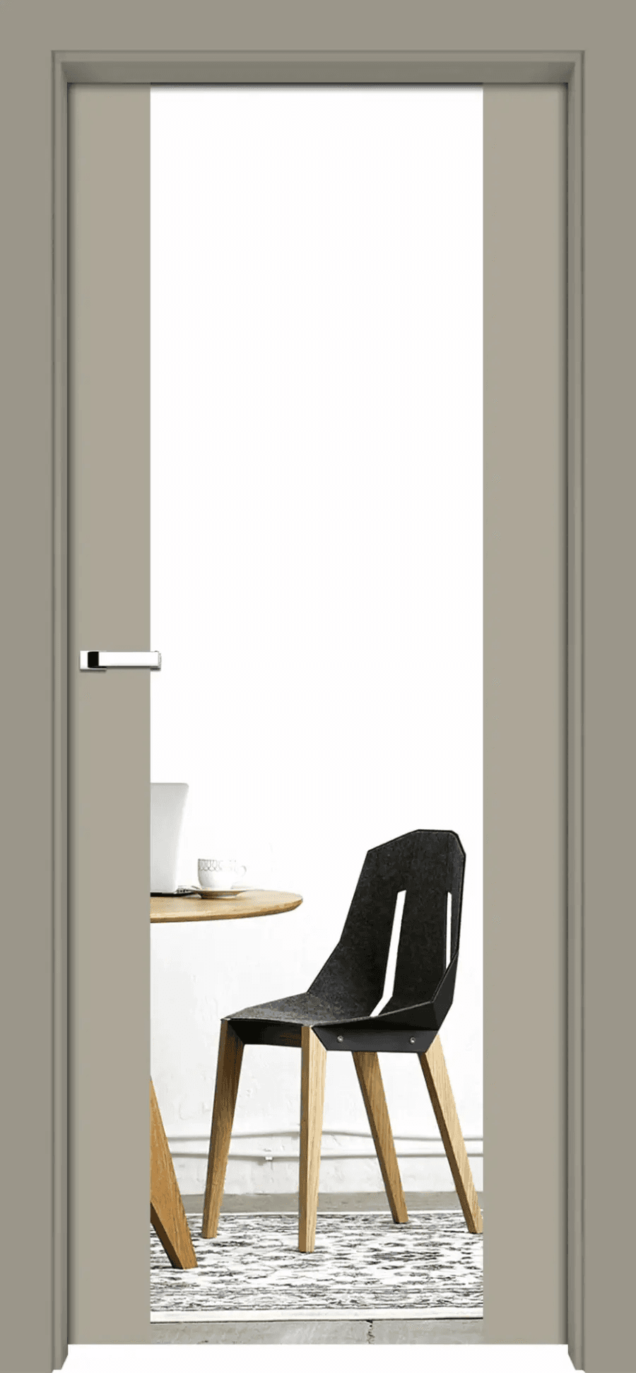 Drzwi Płaskie z lustrem, Interdoor