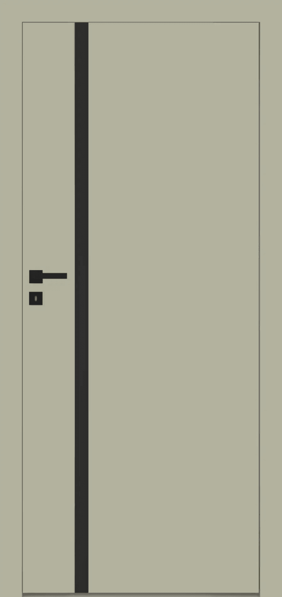 Drzwi Vetro E sabio (szyba czarna), DRE