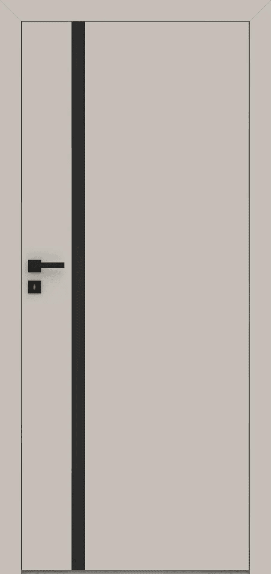 Drzwi Vetro E kaszmir (szyba czarna), DRE