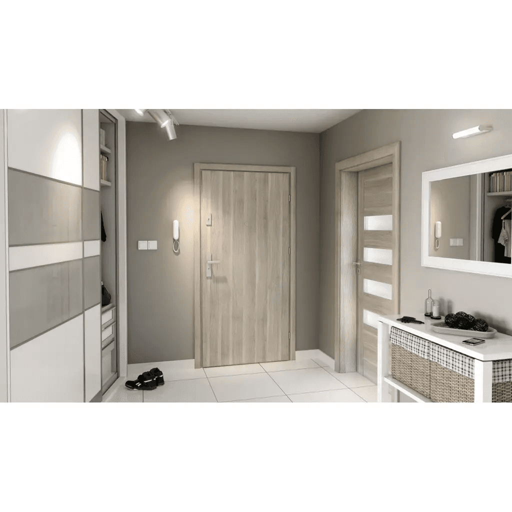 Drzwi Wejściowe AGAT Plus Płaskie pion, PORTA