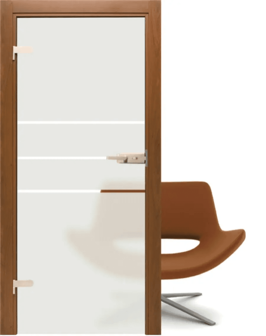 SZKLANE z taflą piaskowaną na wzór Alba 3, Interdoor