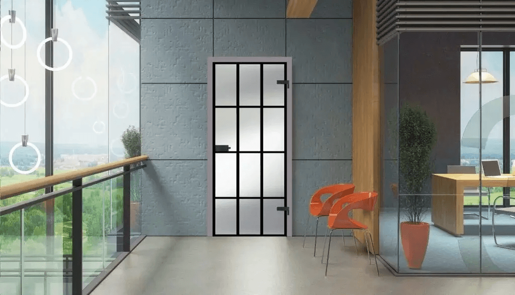 Drzwi Szklane LUMEN LOFT V4, POL-SKONE