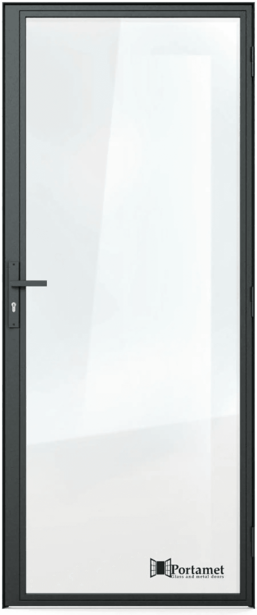 Drzwi Szklane MILANO z klamką, Portamet