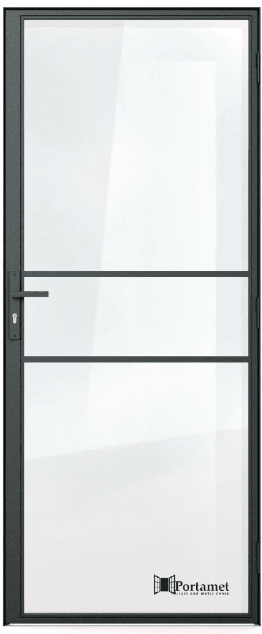Drzwi Szklane ITALIA z klamką, Portamet