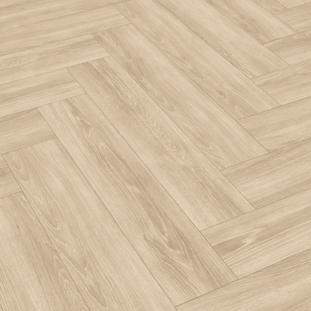 Panele podłogowe Jodełka Dąb Newport kremowy EL2161 AC4 8 mm, 1806784, Egger