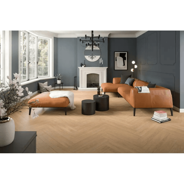 Panele podłogowe Jodełka Dąb Casella naturalny EL2152 AC4 8 mm, 1806796, Egger