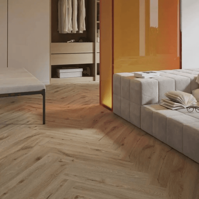 Panele winylowe SPC Jodełka Dąb Pustynny DP5000031 Klasa 34 5 mm, SW4HMX-FHLA1-DP5XXX-EDESF, Barlinek