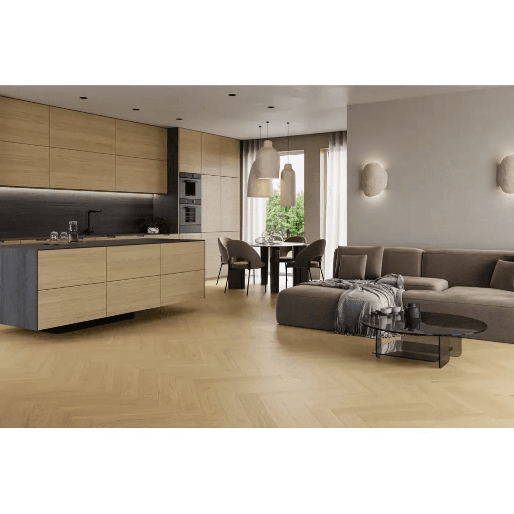 Panele winylowe SPC Jodełka Dąb Kremowy DP5000035 Klasa 34 5 mm, SW4HMX-FHLA1-DP5XXX-ECREA, Barlinek