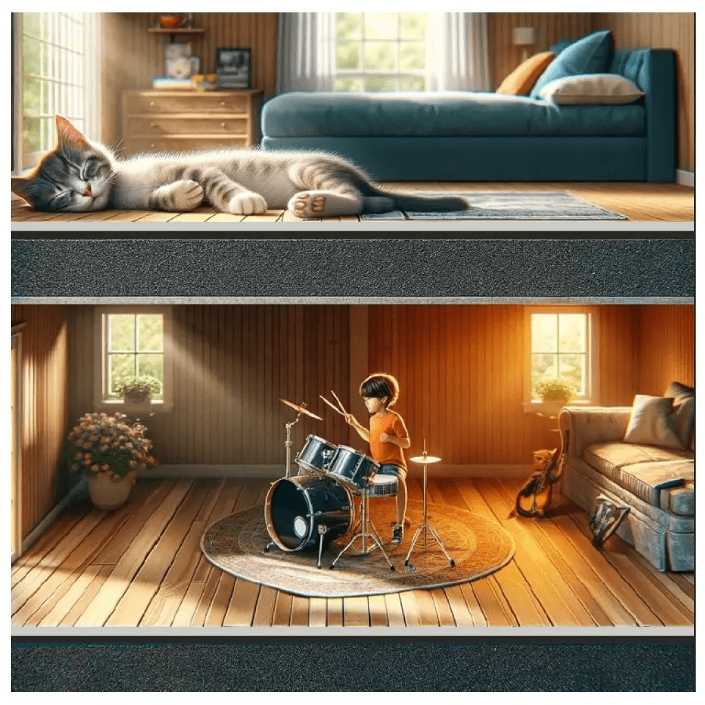 Panele winylowe z podkładem SPC LVT Dąb naturalny 41585E Klasa 33 5.3 mm, 5905167866085, 4EVERclic