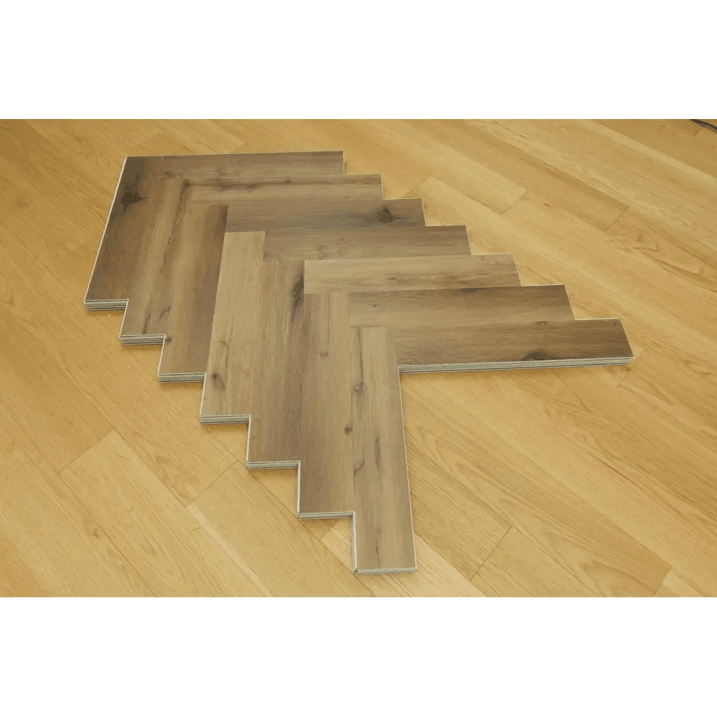 Panele winylowe SPC ze zintegrowanym podkładem Jodełka Delux PAN000367 Klasa 34 6 mm, Metamorphose