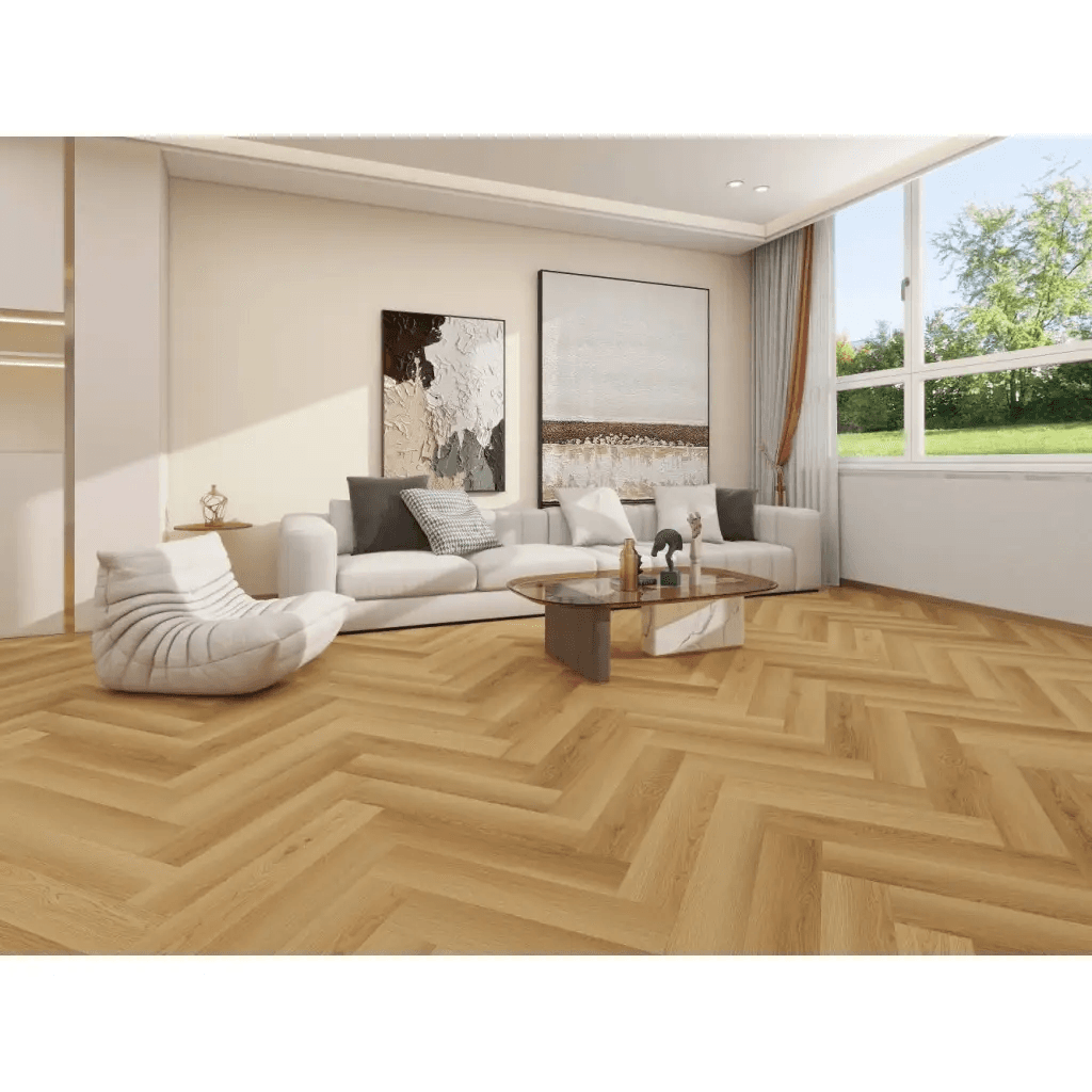 Panele winylowe SPC ze zintegrowanym podkładem Jodełka Vogue PAN000365 Klasa 34 6 mm, Metamorphose