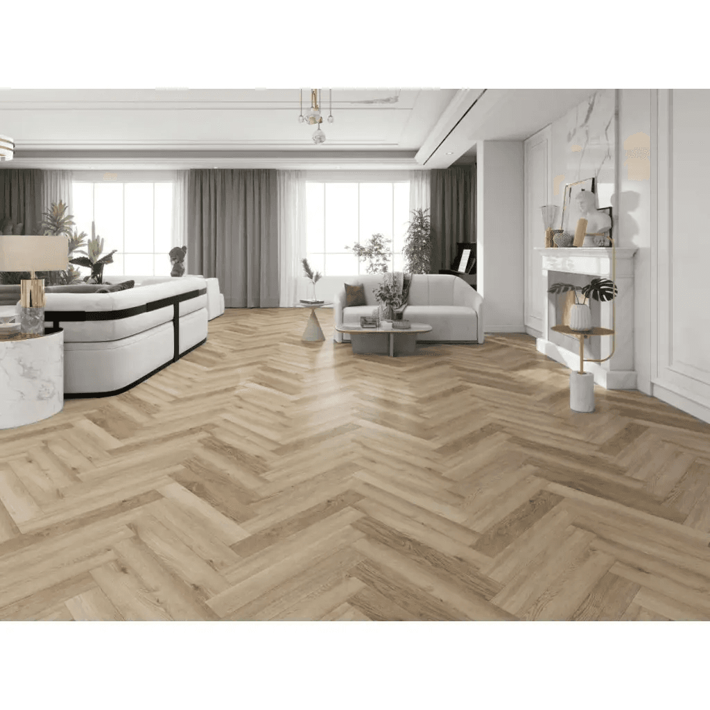 Panele winylowe SPC ze zintegrowanym podkładem Jodełka Harmony PAN000357 Klasa 34 6 mm, Metamorphose