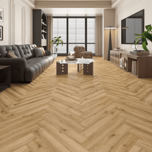 Panele winylowe SPC ze zintegrowanym podkładem Jodełka Essence PAN000361 Klasa 34 6 mm, Metamorphose