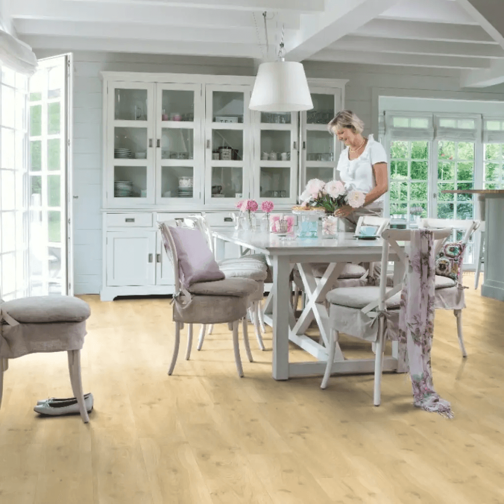 Panele Winylowe SPC LVT Dąb dryfujacy beżowy AVSPT40018 Klasa 33 4 mm, Quick-Step Unilin