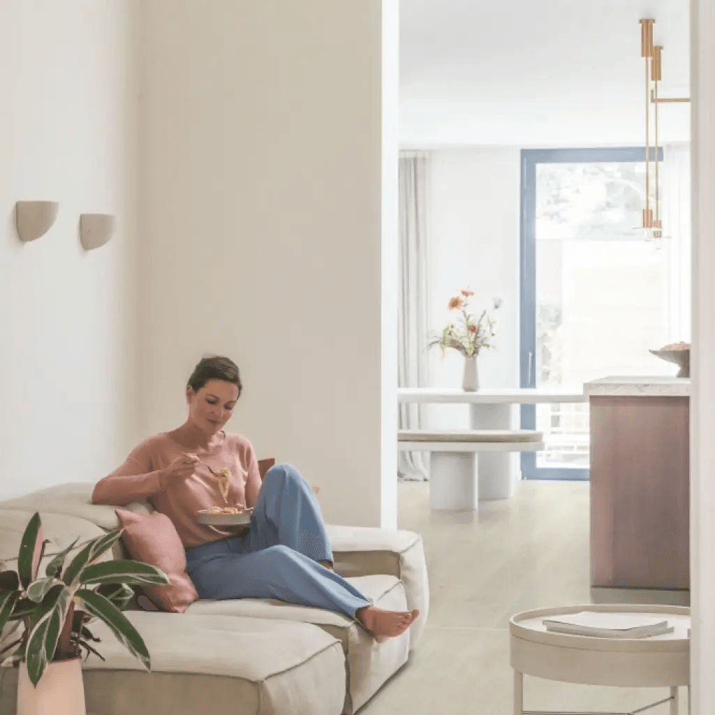 Panele winylowe SPC LVT z podkładem Dąb Morska Bryza Jasny Klasa 33 6 mm, AVMPU40079, Quick-Step Unilin