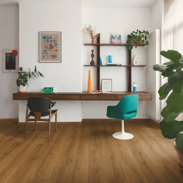 Panele winylowe SPC LVT z podkładem Dąb Karmelowy Botan Klasa 33 6 mm, AVMPU40315, Quick-Step Unilin