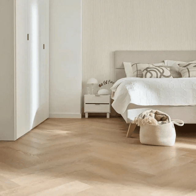 Panele winylowe SPC z podkładem Jodełka Dąb Iowa Klasa 33 6 mm, 6067558, VOX