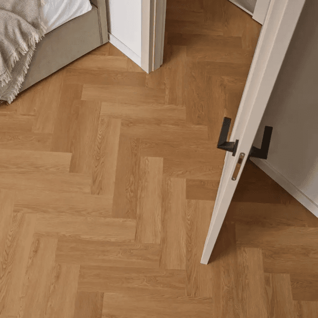 Panele winylowe SPC z podkładem Jodełka Dąb Montana Klasa 33 6 mm, 6067557, VOX