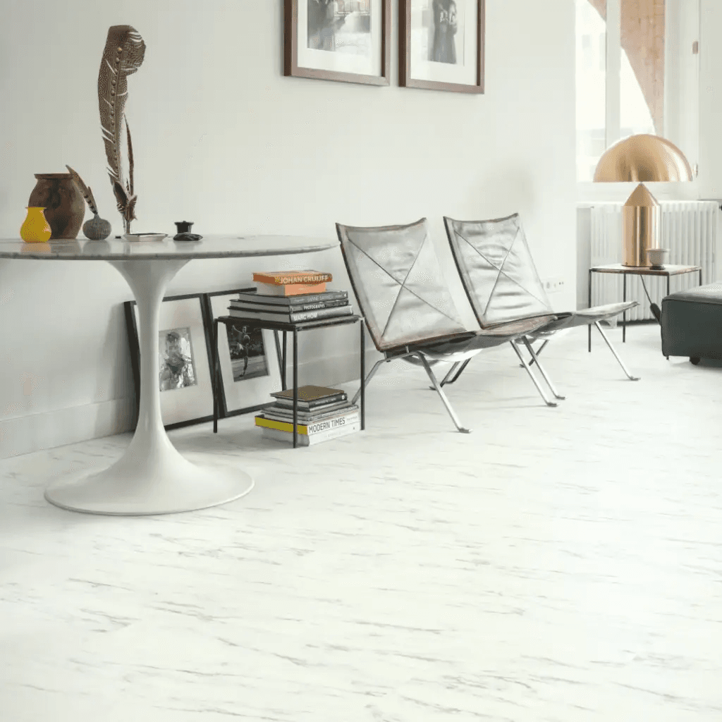 Panele Winylowe SPC LVT Marmur Carrara biel AVSTU40136 Klasa 33 5 mm, Quick-Step Unilin