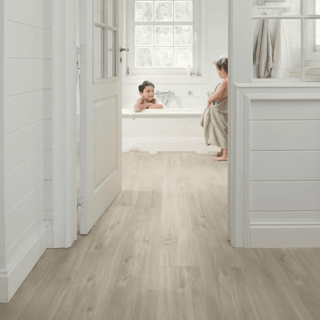 Panele Winylowe SPC LVT Dąb Canyon szary ze śladami cięcia piłą AVSPU40030 Klasa 33 5 mm, Quick-Step Unilin