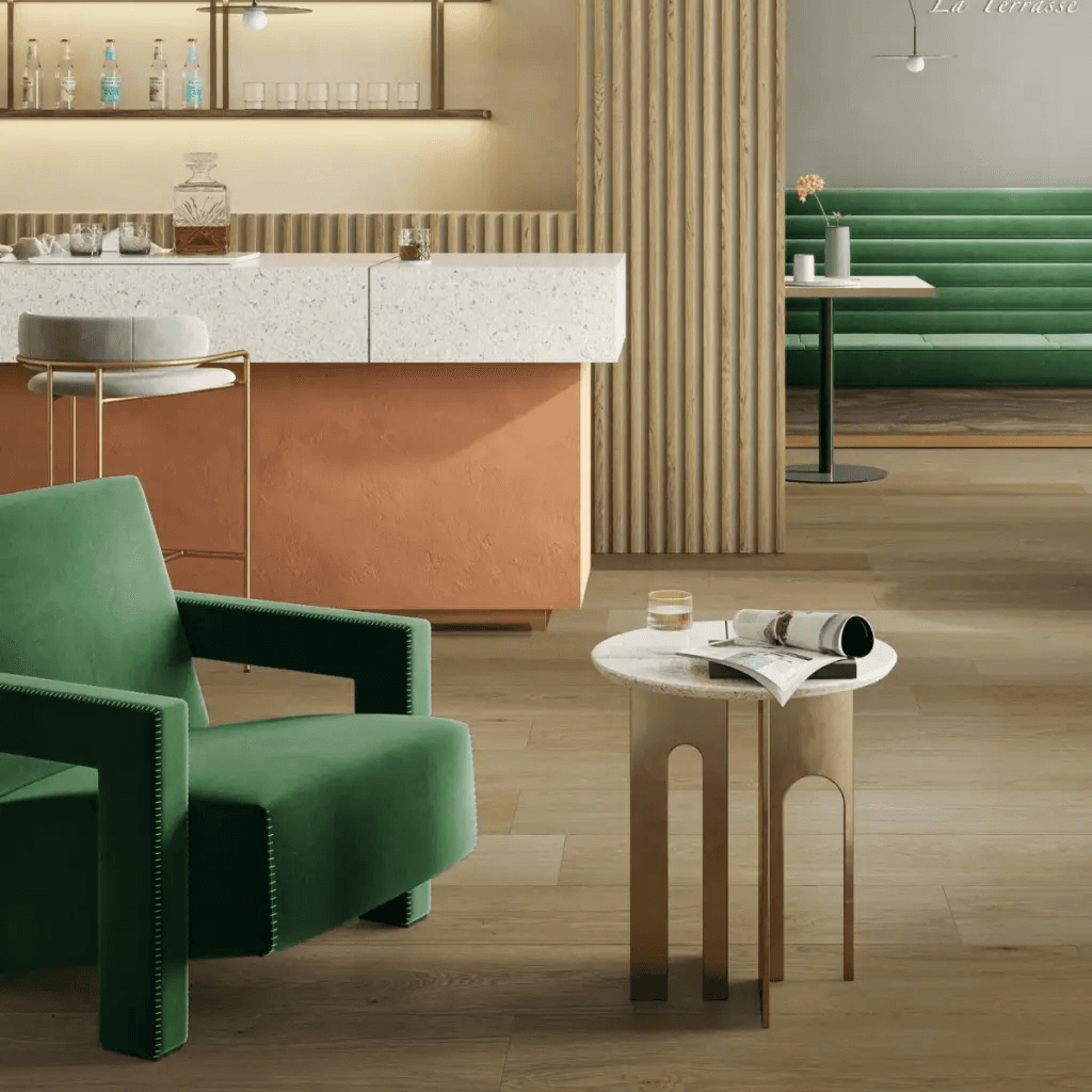 Panele winylowe SPC LVT Dąb Lounge Chestnut 1274 Klasa 33 6 mm, 37851274, Gerflor