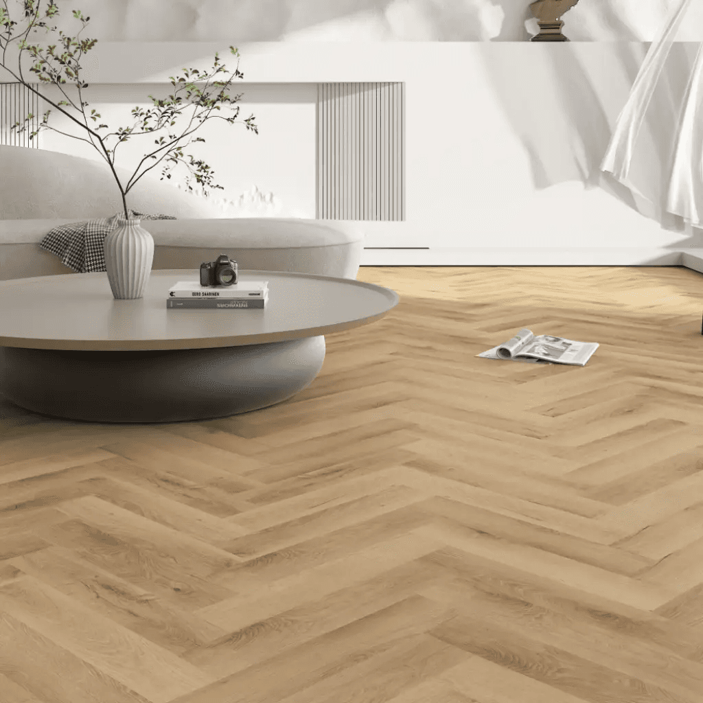 Panele winylowe SPC ze zintegrowanym podkładem Jodełka Poise PAN000379 Klasa 34 7 mm, Metamorphose