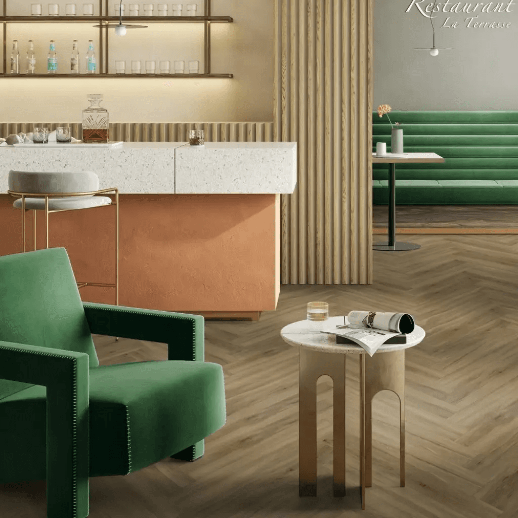 Panele winylowe SPC LVT Quartet Herringbone 0503 Klasa 33 6 mm, 37970503, Gerflor