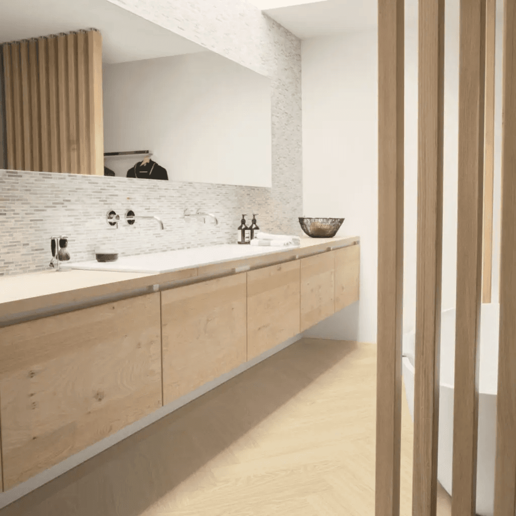 Panele winylowe SPC LVT z podkładem Jodełka Dąb Polarny HB Klasa 33 6 mm, AVHBU40361, Quick-Step Unilin