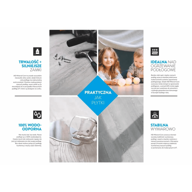 Panele Winylowe SPC LVT Dąb Jersey CBC 41102 Klasa 32 4 mm, Afirmax