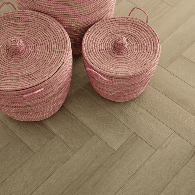 Panele Winylowe SPC LVT Sava Herringbone Almond SAV HB-2254-IB Klasa 33 5 mm, Lamett ParquetVinyl