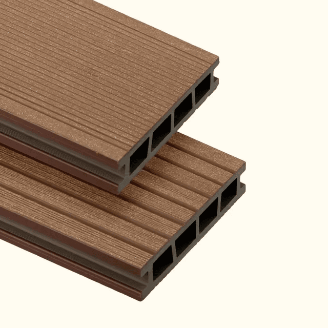 Deska tarasowa dwustronna BERGDECK B150 Szczotkowana Kasztan 2,4m 25 mm, BD1004, Bergdeck