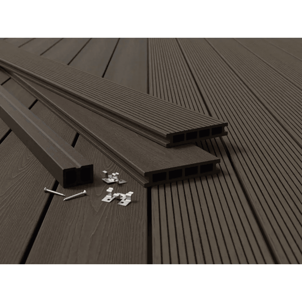 Deska tarasowa dwustronna BERGDECK S140 Heban 2,2m 25 mm, BB1105, Bergdeck