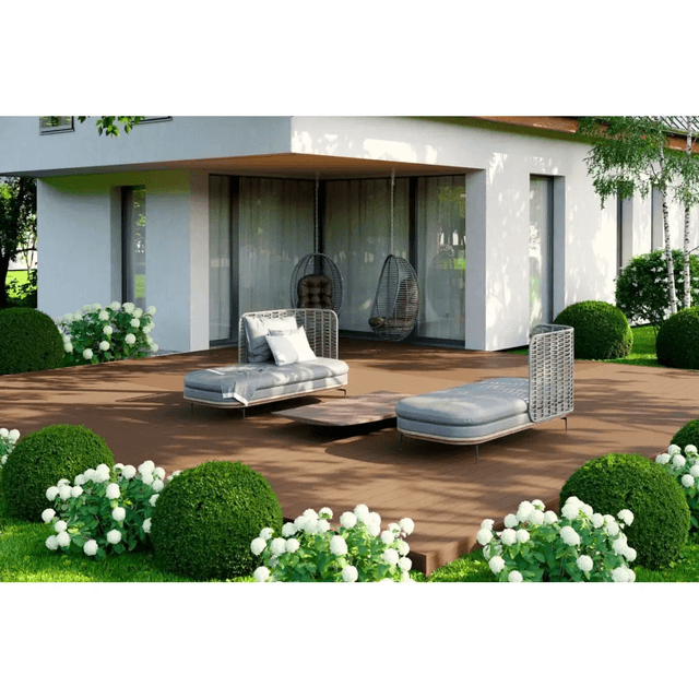Deska tarasowa dwustronna BERGDECK S140 Ciemny Teak 2,2m 25 mm, BB1104, Bergdeck