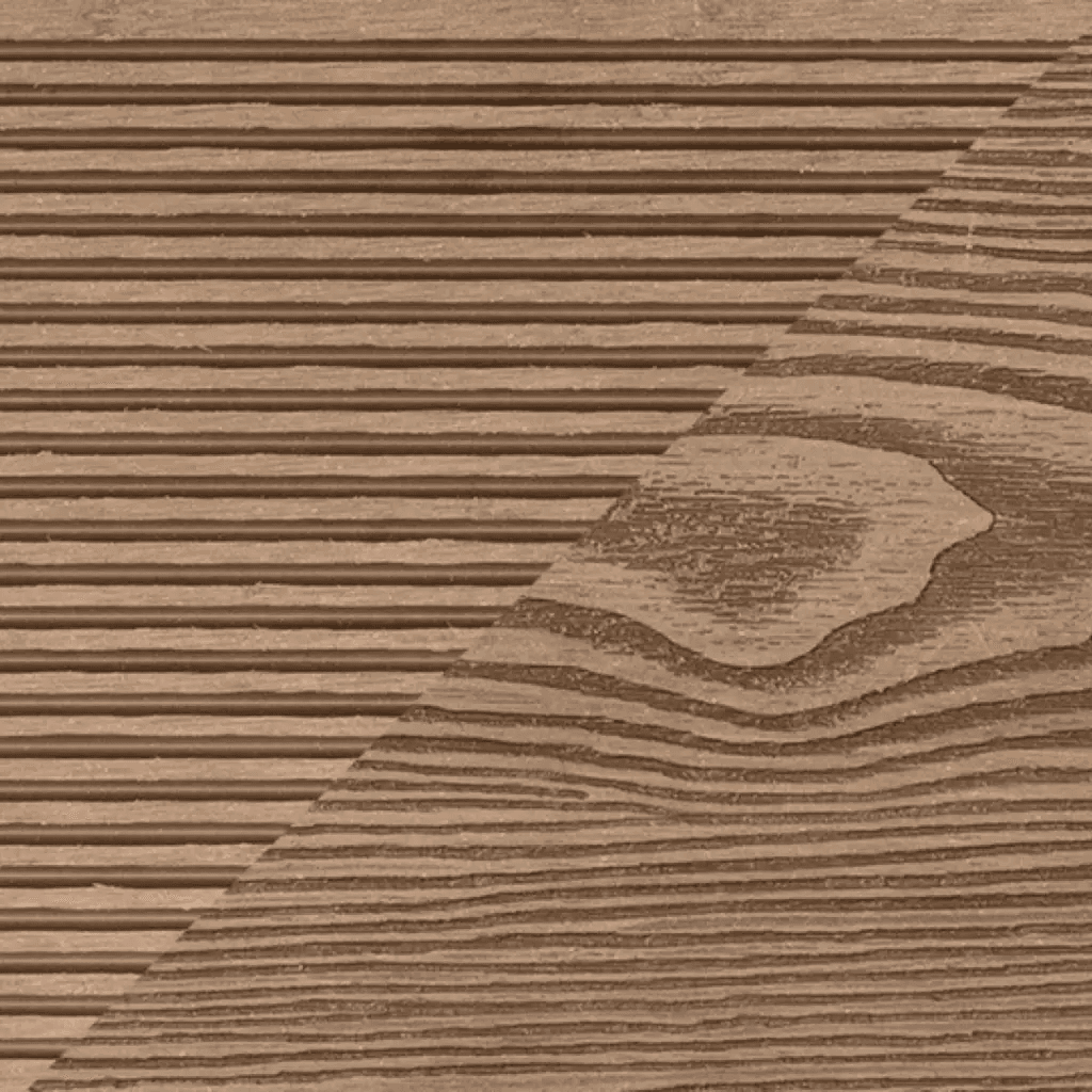 Deska tarasowa dwustronna BERGDECK S140 Ciemny Teak 2,2m 25 mm, BB1104, Bergdeck