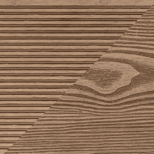 Deska tarasowa dwustronna BERGDECK S140 Ciemny Teak 2,2m 25 mm, BB1104, Bergdeck