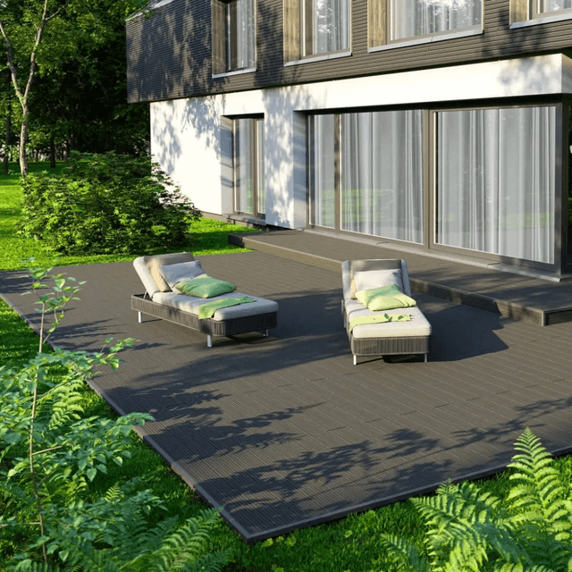 Deska tarasowa Wood szczotkowana Grafit 2,4m 25 mm, BW0002, Bergdeck