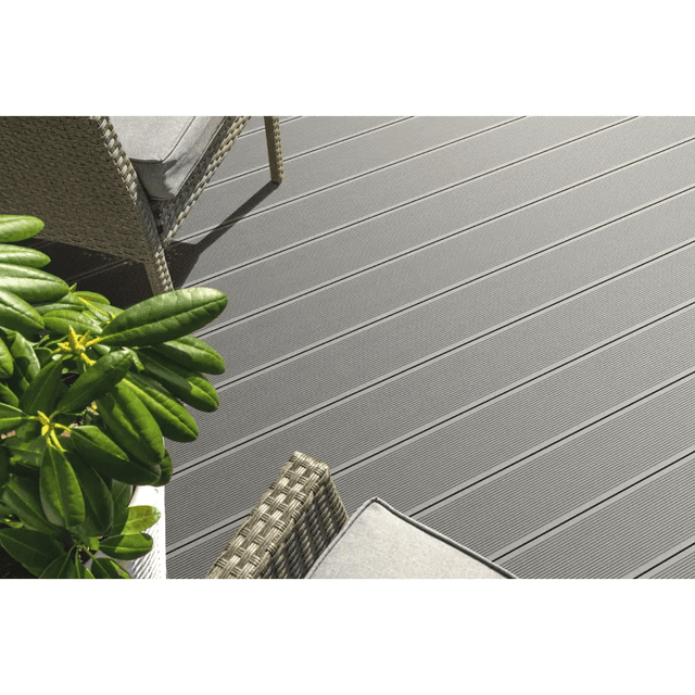 Deska tarasowa dwustronna BERGDECK Pure Antracyt 2,4m 25 mm, BP1001, Bergdeck