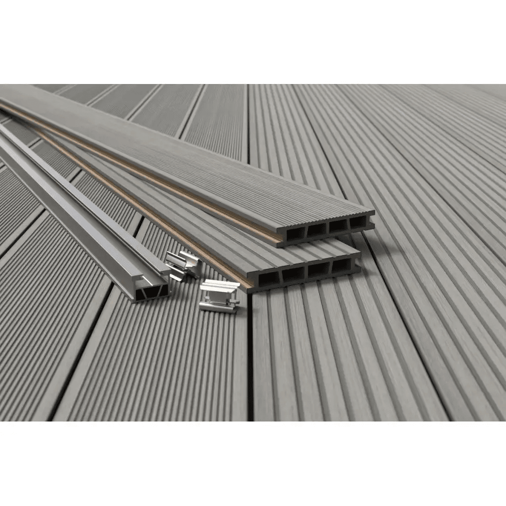 Deska tarasowa dwustronna BERGDECK Pure Antracyt 2,4m 25 mm, BP1001, Bergdeck