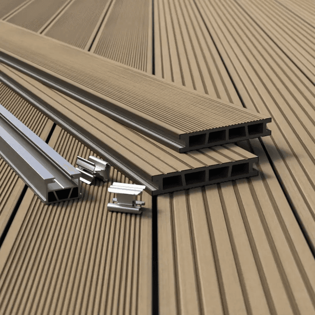 Deska tarasowa dwustronna Skandynawia Ek 3,0m 25 mm, BS7A04, Bergdeck