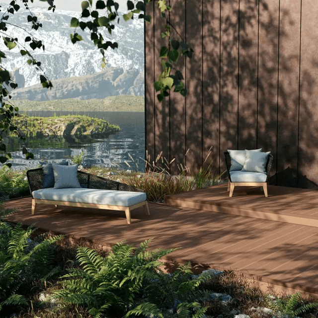 Deska tarasowa dwustronna Skandynawia Kastanije 3,0m 25 mm, BS7A03, Bergdeck