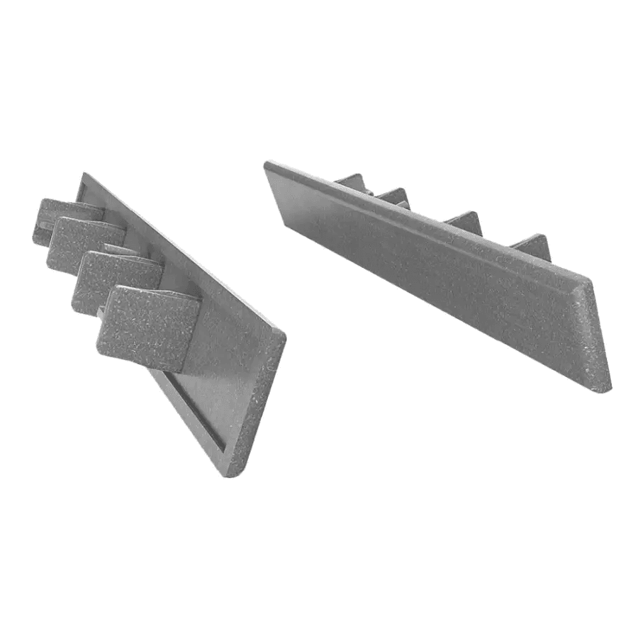 Zaślepki do deski tarasowej BERGDECK Antracyt 12szt BDZD01, Salag