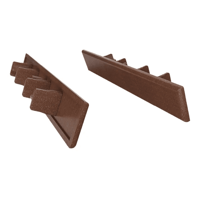 Zaślepki do deski tarasowej BERGDECK Kasztan 12szt BDZD04, Salag